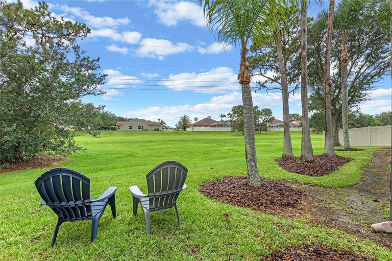 Quiet and private green space