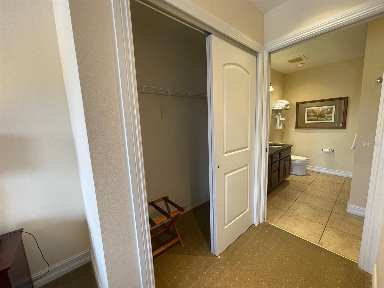 Master closet