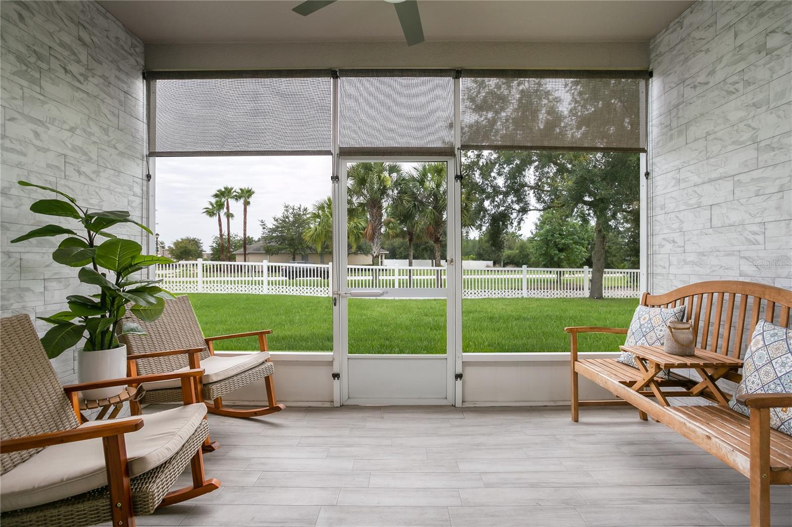 Covered patio