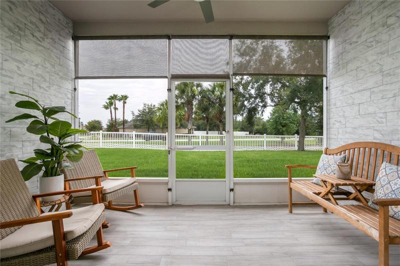 Covered patio