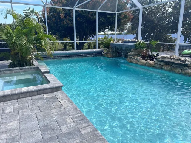 Newly added landscaping