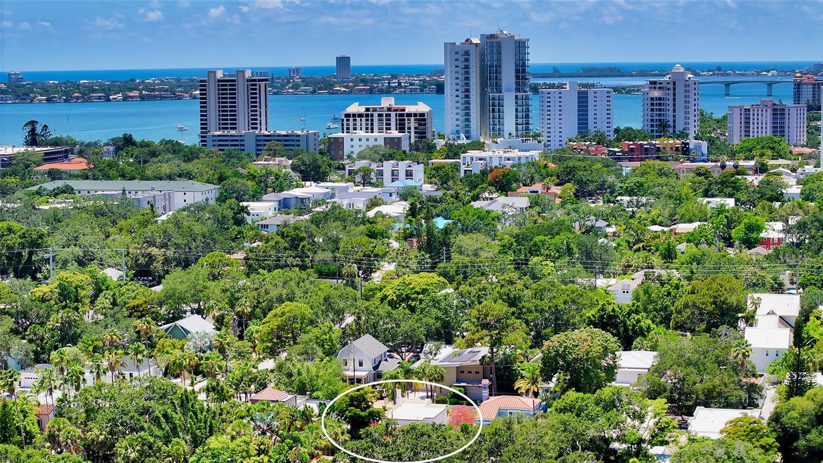 Within a short walking distance to downtown and the bayfront,  Sarasota!