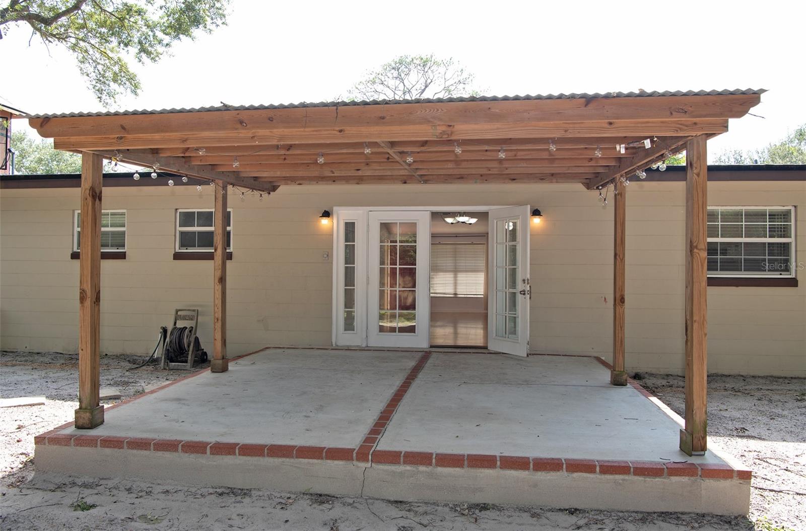 Covered patio
