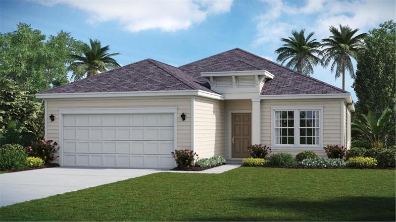 Artist rendering; illustration purposes only; colors, features, and garage orientation may differ.
