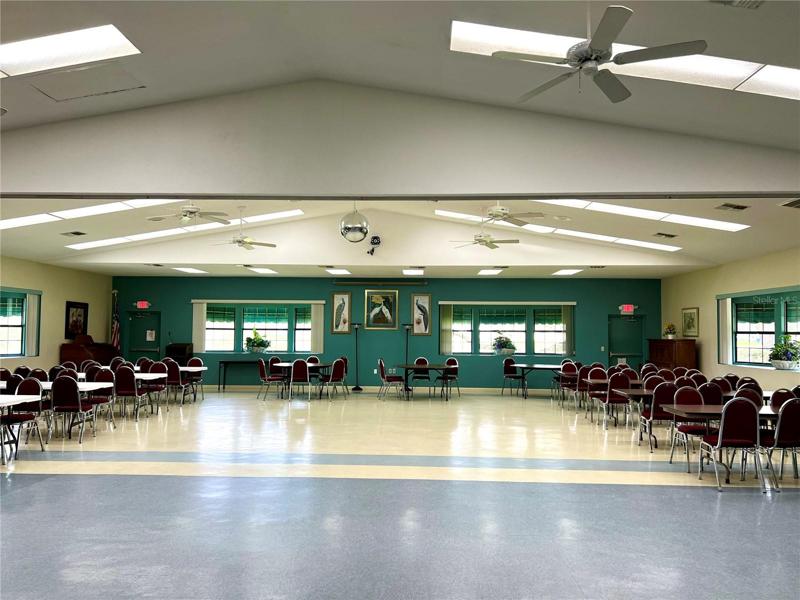 The Clubhouse does host a multitude of Events. There are Meetings Held Here, Dances, Bingo, Tai Ji Quan, Line Dancing and Ballroom Dancing Lessons, Yoga Classes and Live Entertainment.