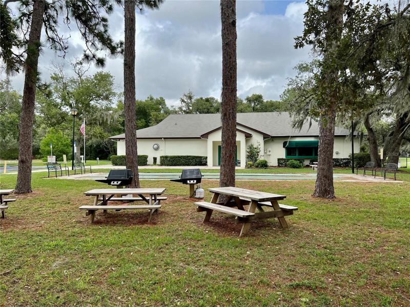 BBQ and Picnic Area complete with Gas Grills already there.