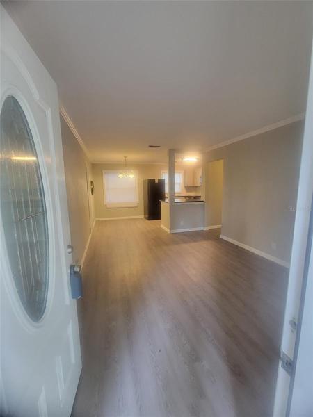 Entrance to Home Leading into Living Dining Room Combo