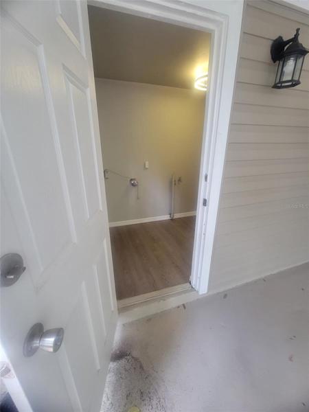 Carport Entrance to Laundry Room