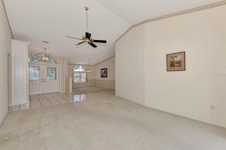 View from Living room to Dining Room