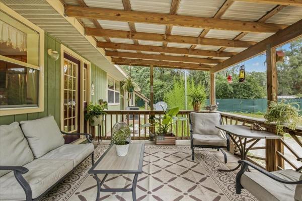 Rear Covered Porch