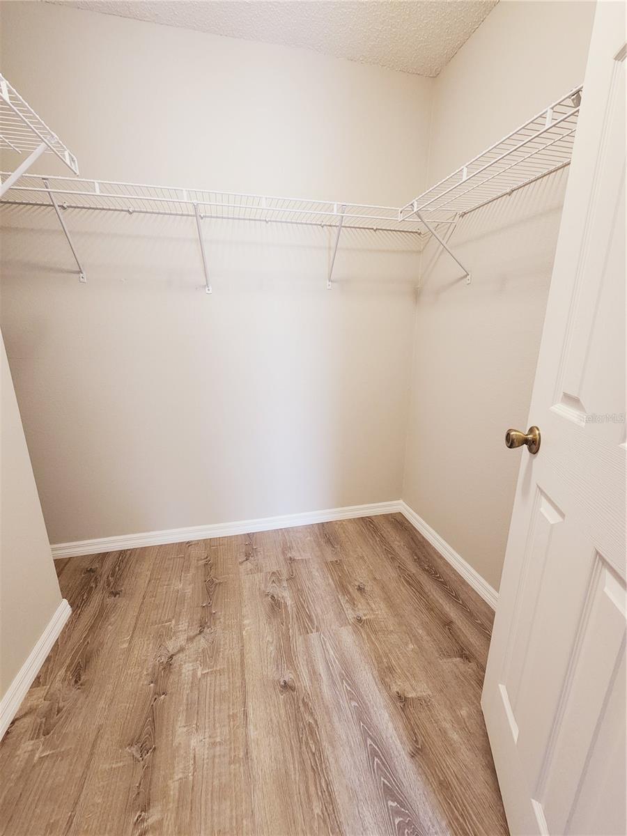 Master walk in closet