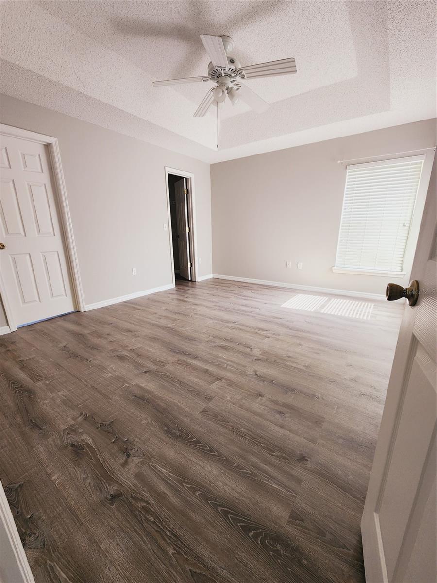 Master Bedroom with tray ceiling