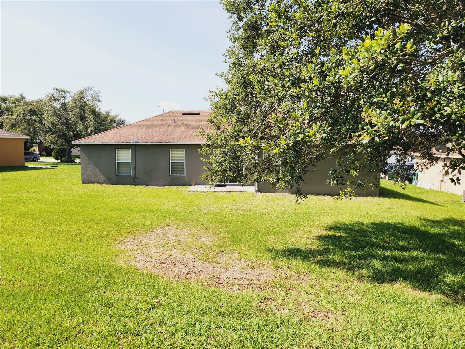 Large Back Yard