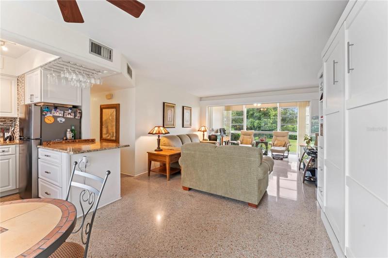 Open floor plan makes the home feel larger than it is.