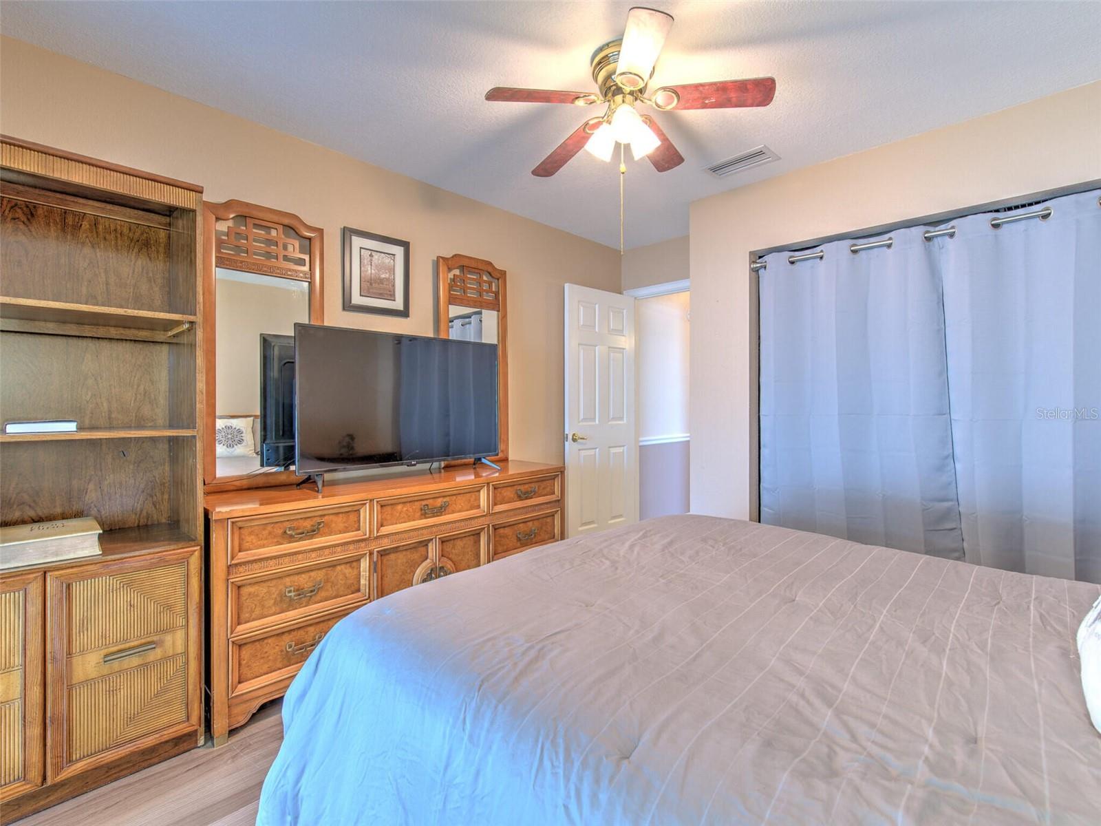 Bedroom 3 with Sliders to Lanai