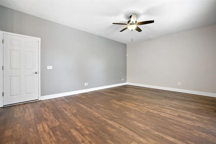 Family room with access to attached 2 car garage ~