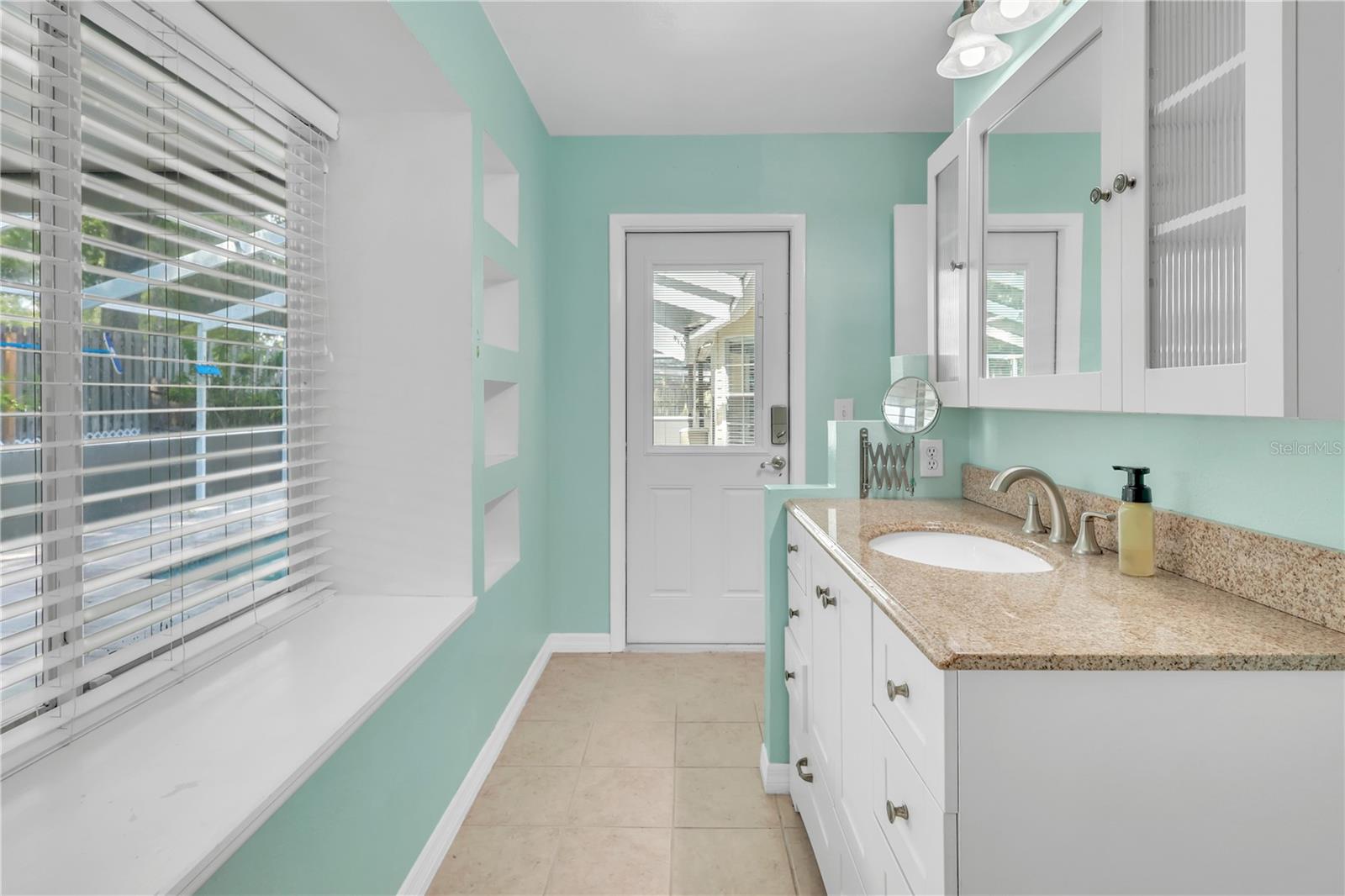 Second Bathroom has access to the pool/lanai.