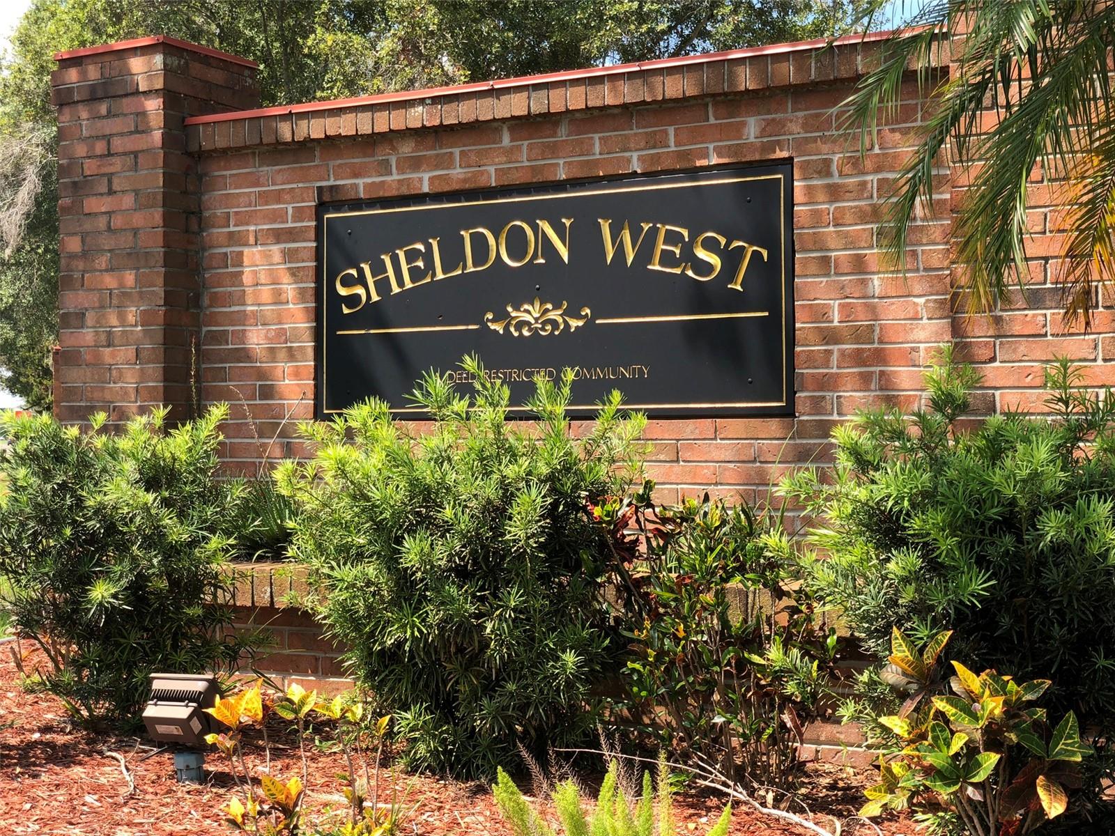 Main Entrance off Sheldon