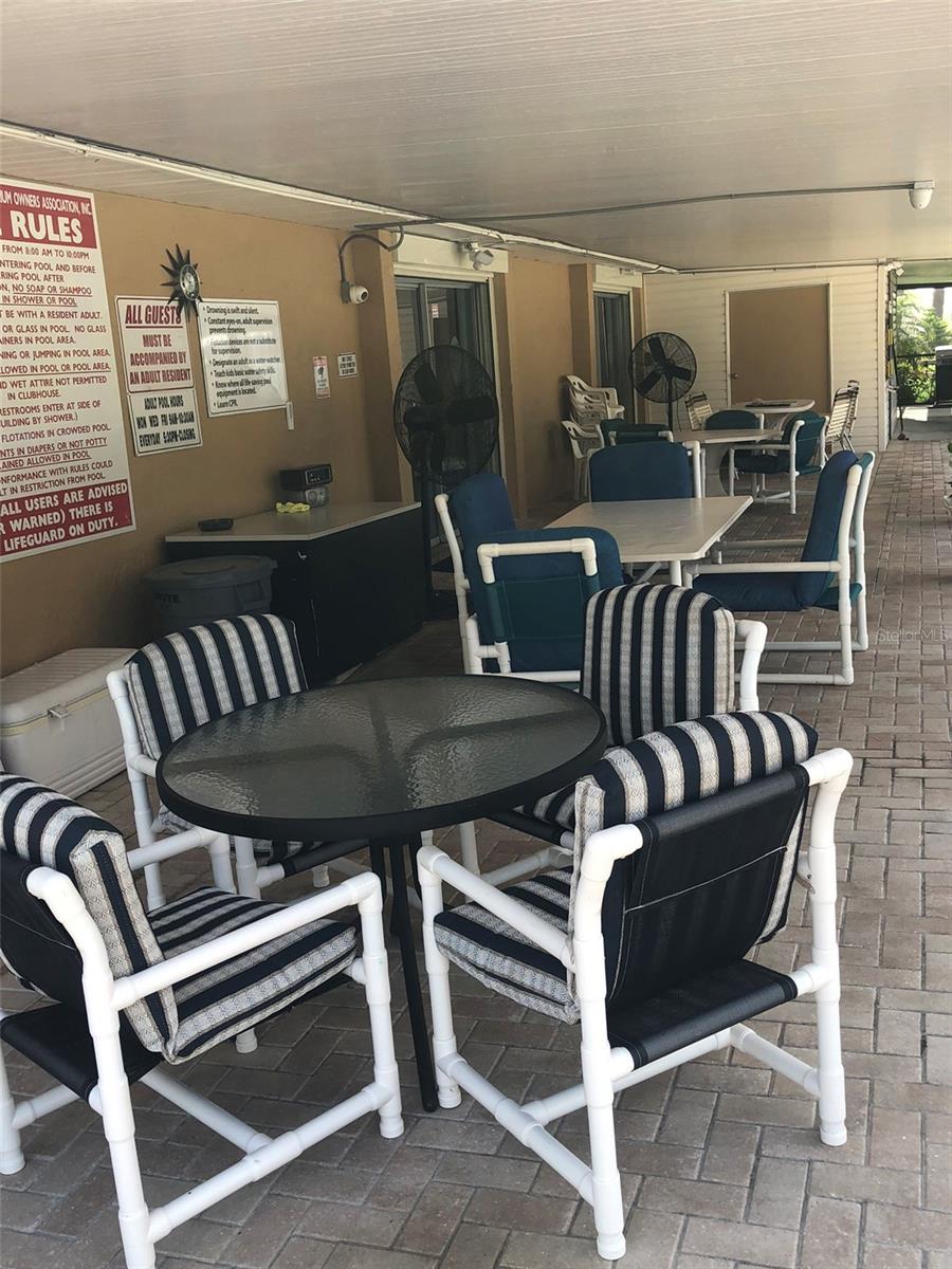 Clubhouse patio