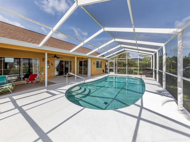 Screened in lanai and pool.