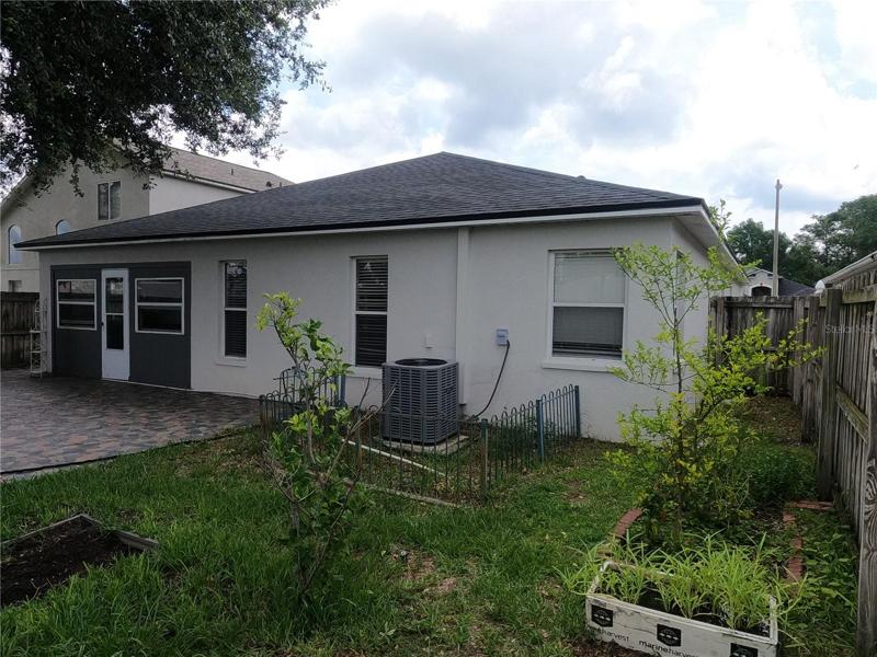 Rear of home