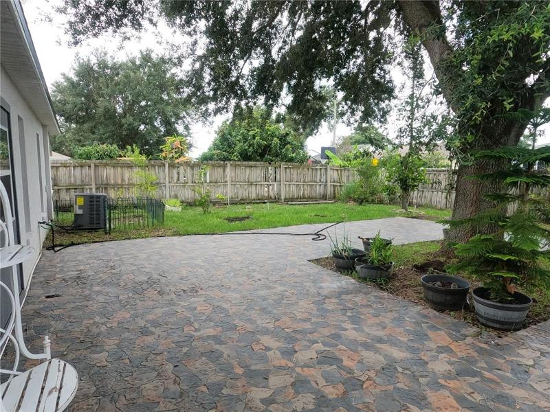 Tiled Backyard
