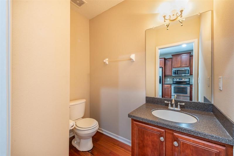 Downstairs half bath