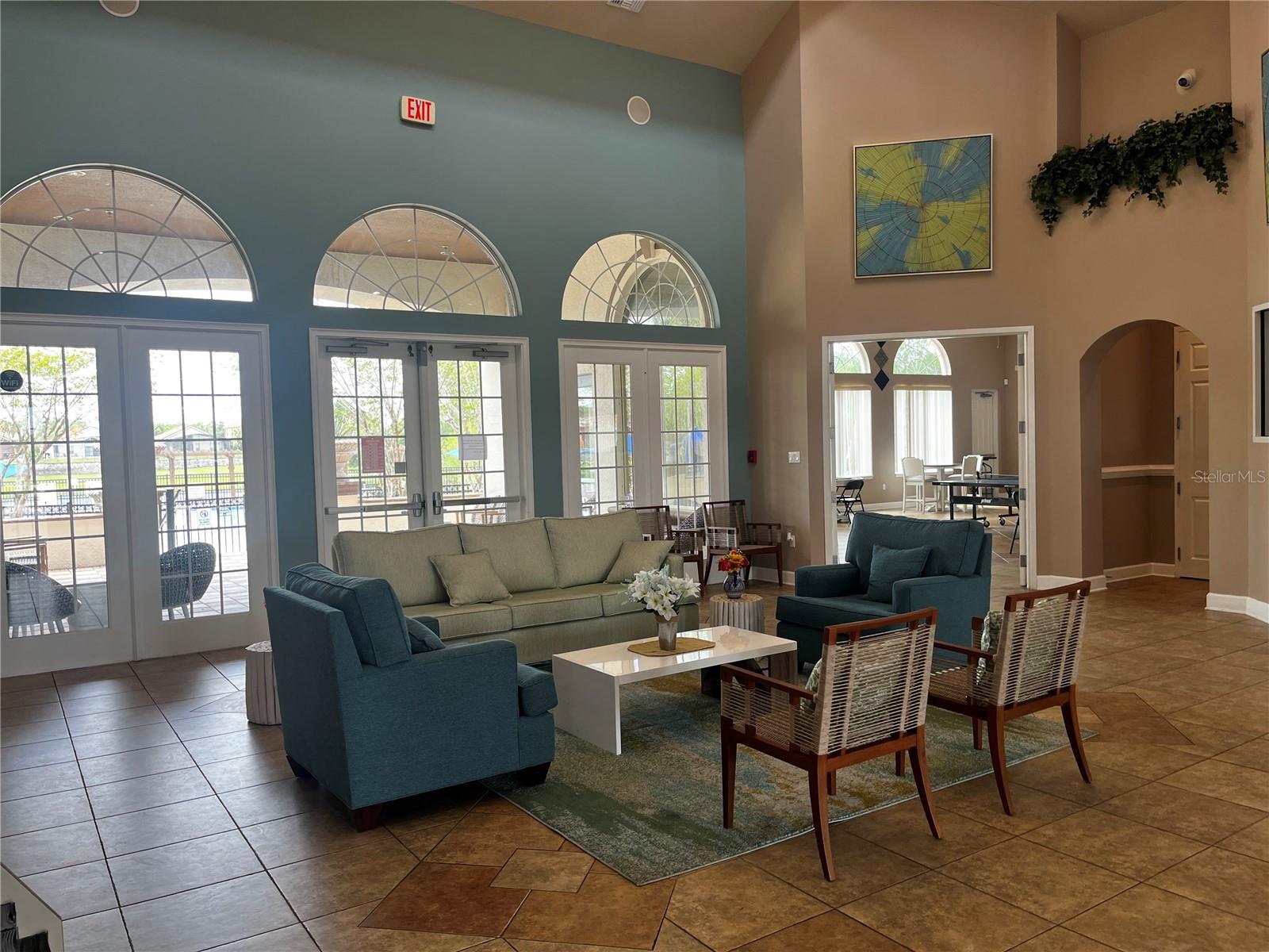 Lounge area