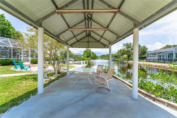 Covered Boat Ramp