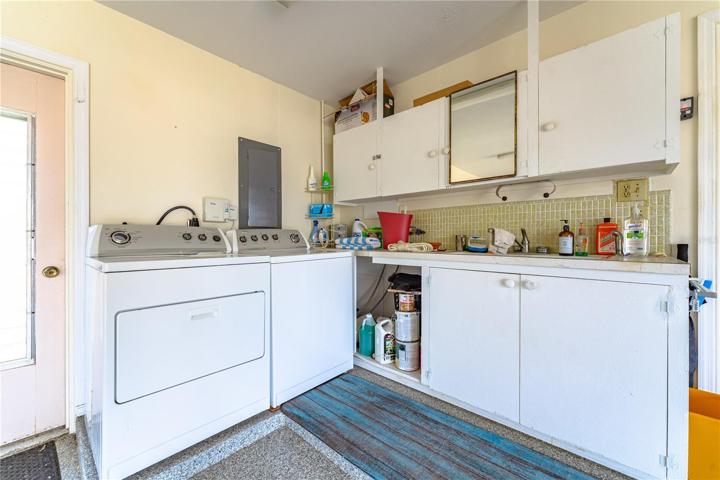 Laundry Area in Garage