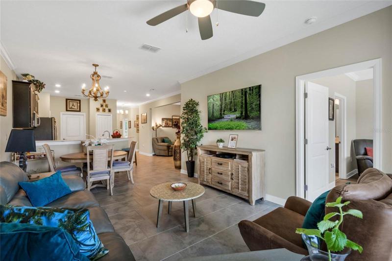 Porcelain Tile Flooring throughout main living areas