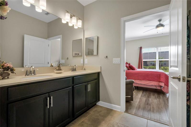 Quartz Countertops, Moen faucets and a Comfort Height Toilet