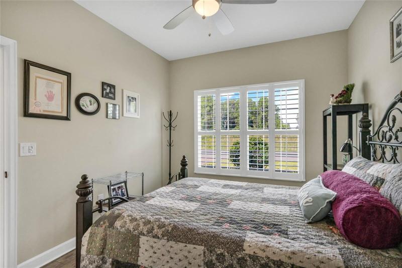 Guest Bedroom offers views of conservation land