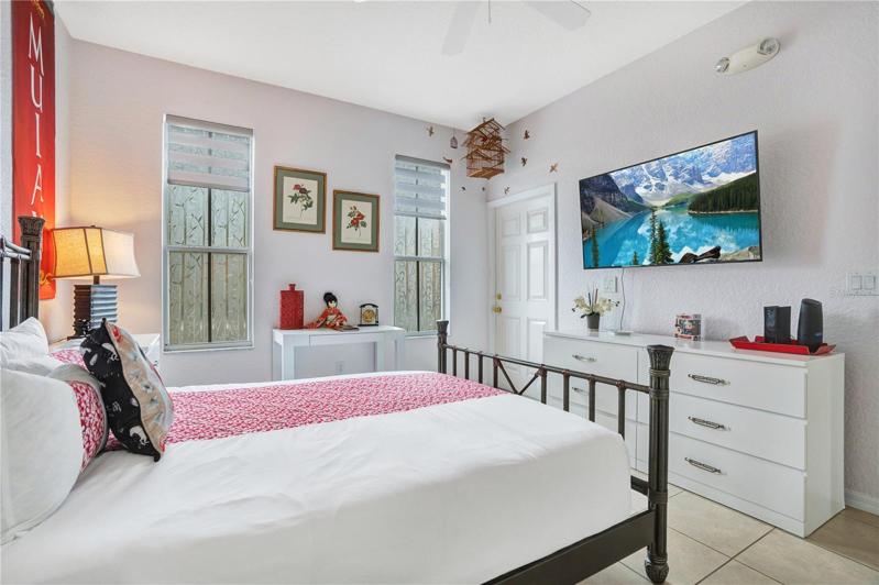 Downstairs Master Bedroom with Private Entrance from Exterior
