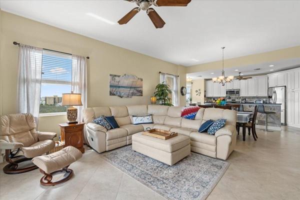 Living room/Great room dining and kitchen