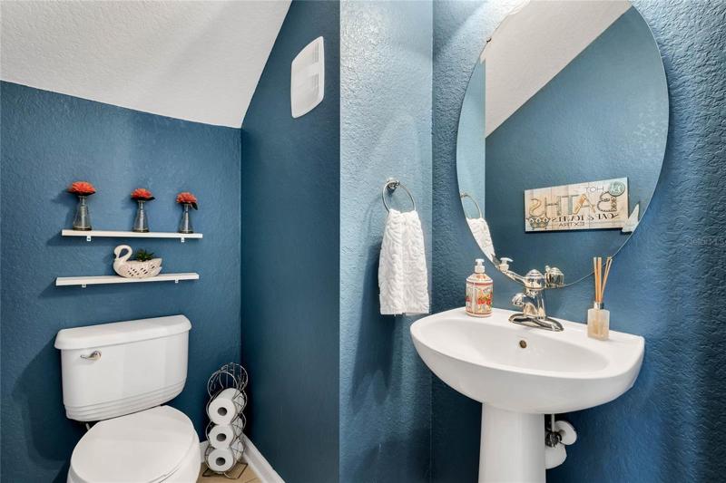 Downstairs half bath
