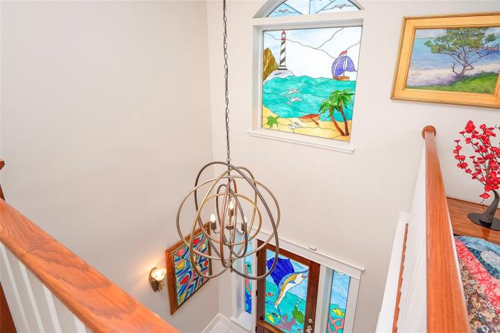Stained Glass Above Front Door