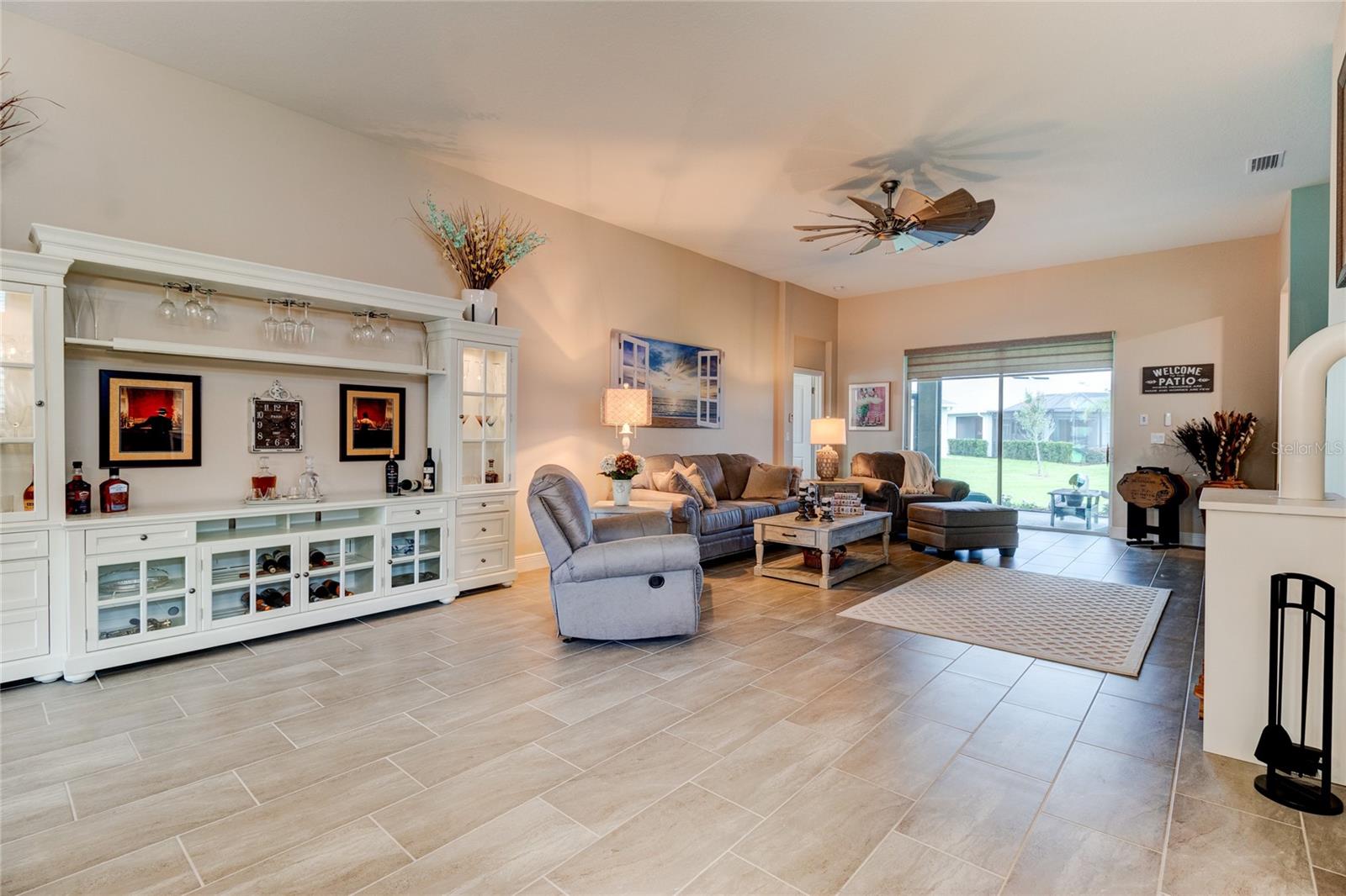 Wide open floor plan
