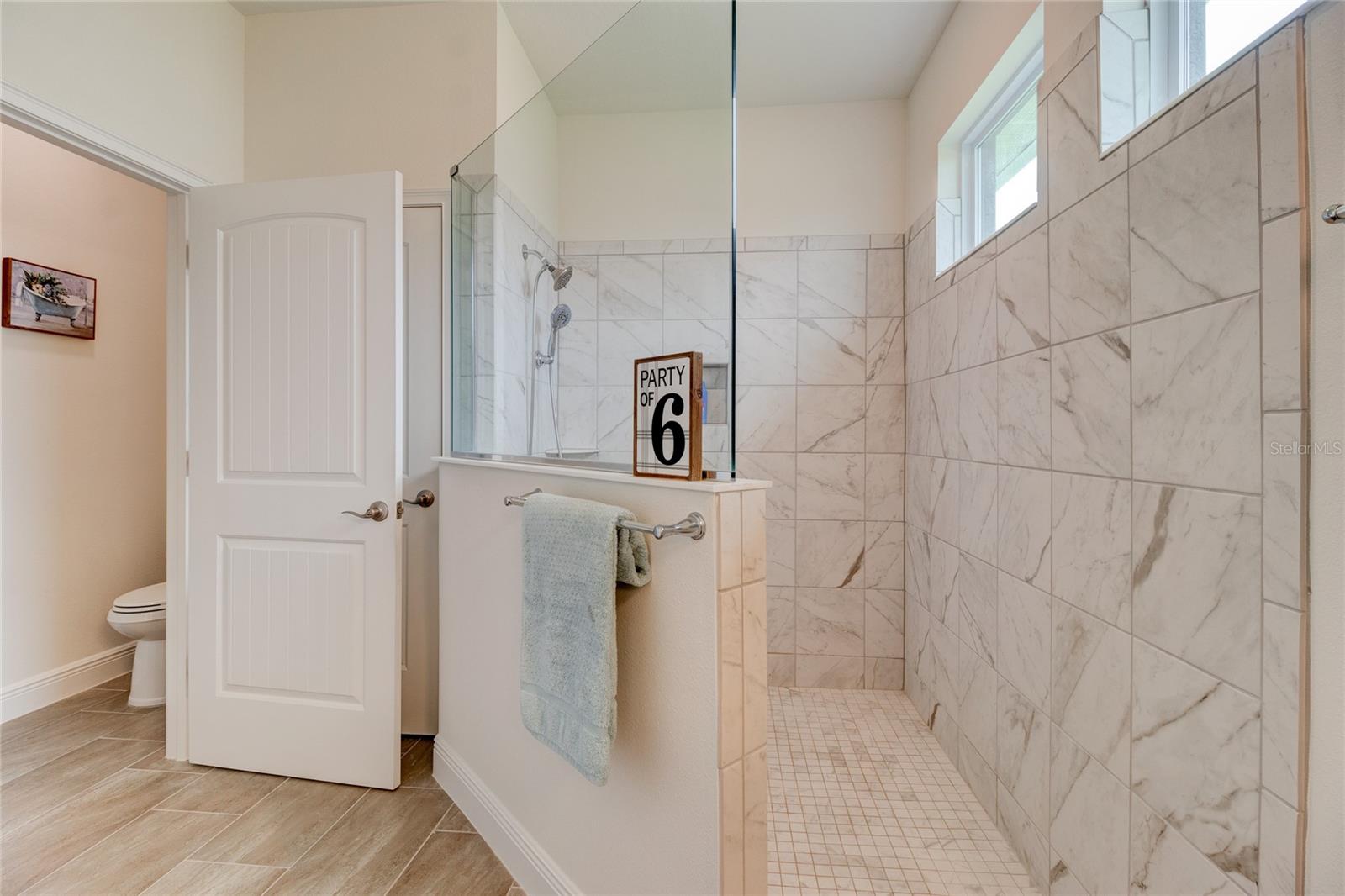 Huge Walk-in Shower