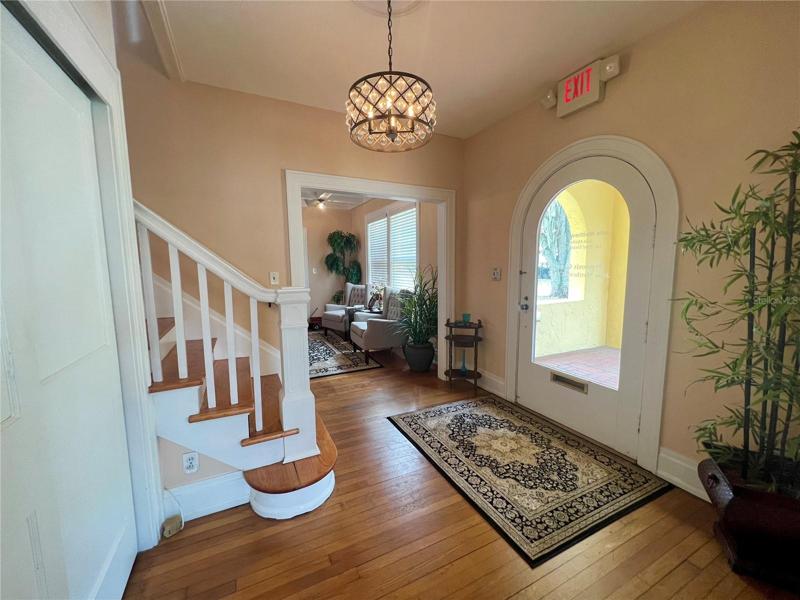 Foyer/entrance way to main building