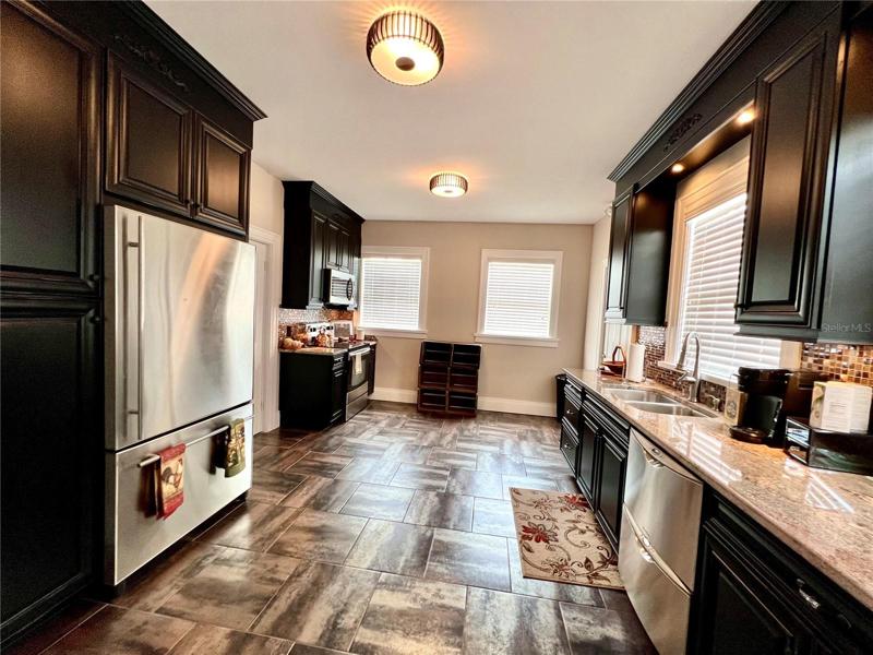 Remodeled kitchen in main building