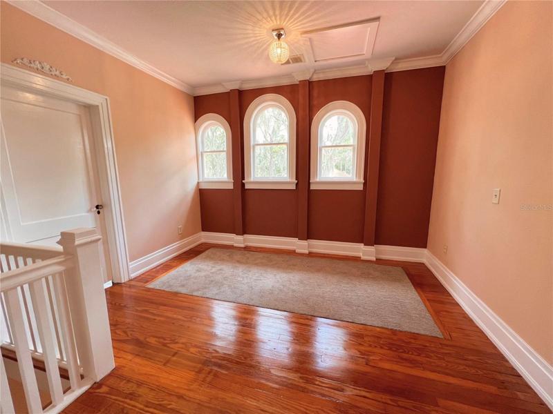 Sitting area upstairs in main building