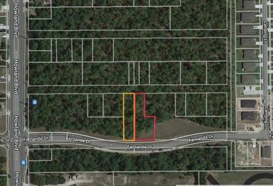 Yellow - listed propertyRed - Adjacent property for sale