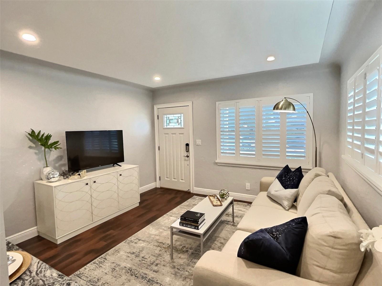 Living Room facing front entry