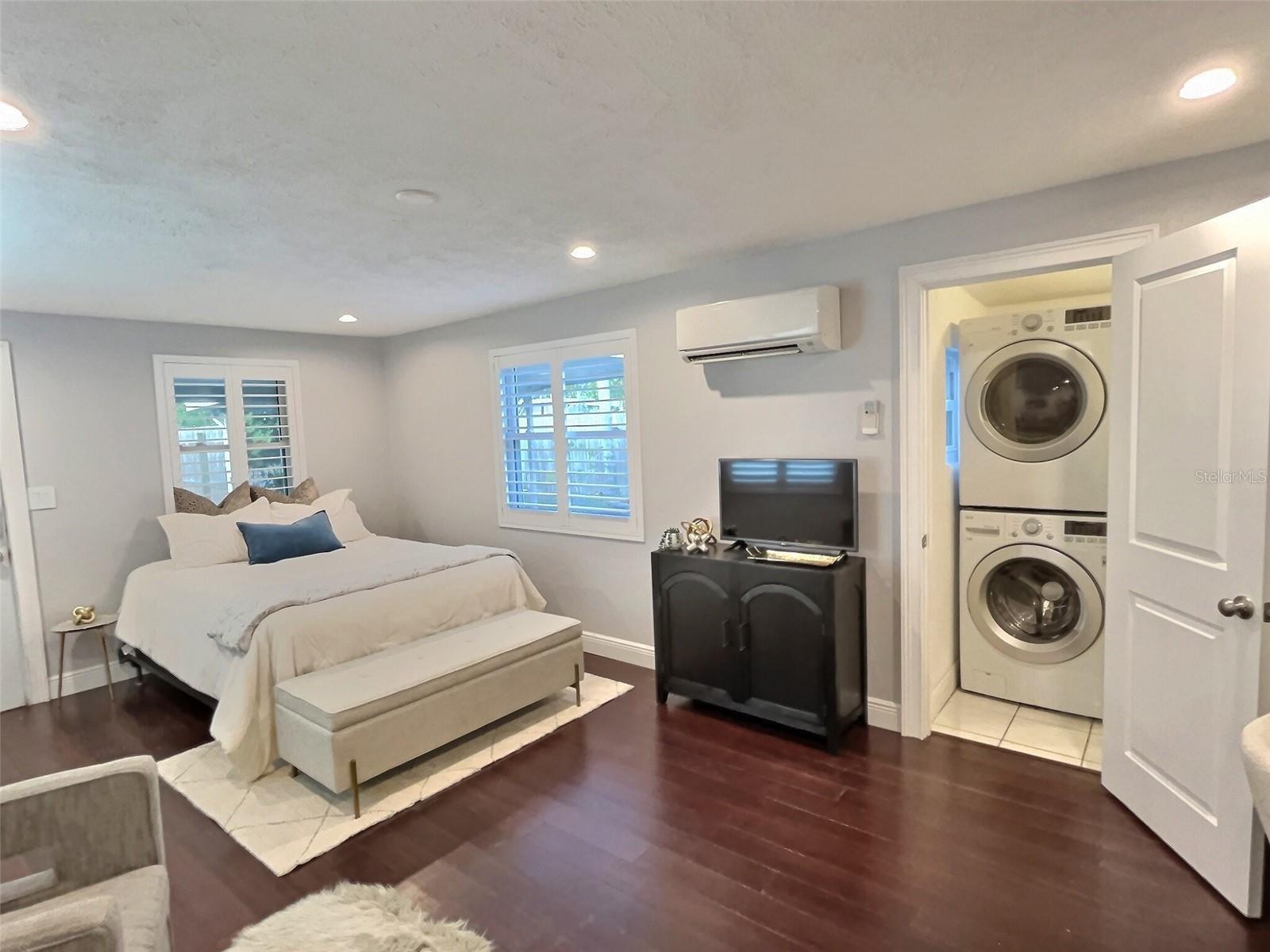 Primary Suite with interior laundry/utility room.