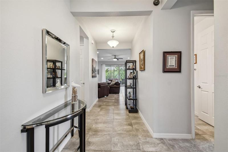 BRIGHT AND INVITING FOYER