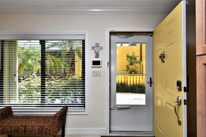 Accordion hurricane shutters make it easy to close all windows and interior sliding doors. Additionally, the Lanai sliding doors are equipped with impact glass for added protection.