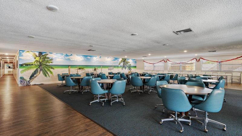 Lounge that can be rented for parties