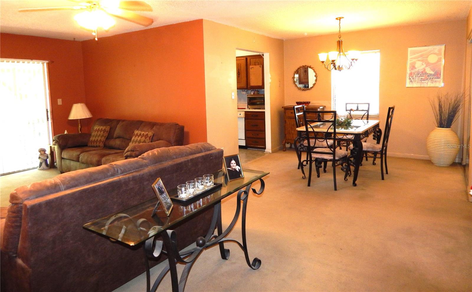 Living Room and Dining Room