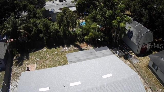 Aerial View of Back Yard